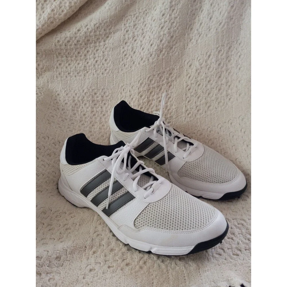 ADIDAS TECH RESPONSE 4.0 GOLF SHOES WHITE F33552 Size 14 Mint Condition